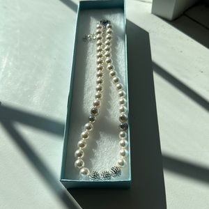 TCS Crystal elegance pearl necklace
